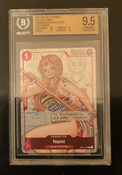one piece nami op01-016 25th anniversary premium card collection BGS 9.5 - Image 3