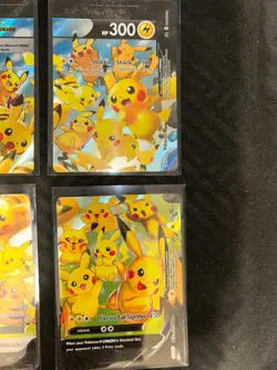 Pikachu V-UNION 4-Card Set SWSH139 Holo English Pokemon Trading Card Game - Image 3