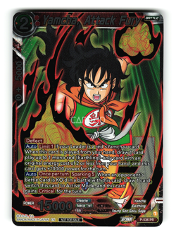 Yamcha, Attack Fury P-536 PR - Dragon Ball Super Card - Image 1