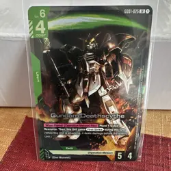 Bandai Gundam Card Game Gundam Deathscythe LR Unit Operation Meteor G001-025 EN - Image 3