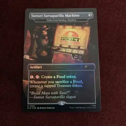 Sunset Sarsaparilla Machine - Nuka-Cola Vending Machine Secret Lair Drop Foil - Image 1