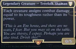 TREEBEARD, ELDEST OF ENTS Doran, The Siege Tower BORDERLESS LOTR LTC 0517 MTG 🪾 - Image 3