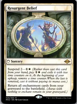 Resurgent Belief 26 Rare Modern Horizons 2 Magic: The Gathering Lightly Played - Image 1