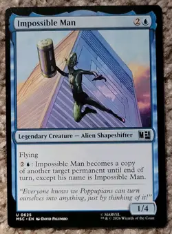 Impossible Man Commander: Marvel Super Heroes Near Mint Magic Mtg Regular - Image 1