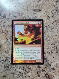 MTG Magic the Gathering Molten Primordial (101/257) Gatecrash LP FOIL - Image 1