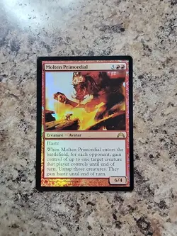 MTG Magic the Gathering Molten Primordial (101/257) Gatecrash LP FOIL - Image 2