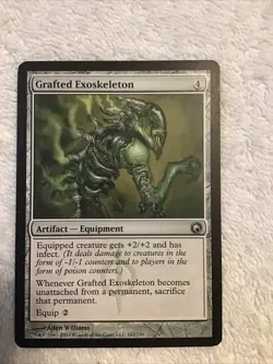 magic the gathering - Grafted Exoskeleton - Scars Of Mirrodin - Image 1