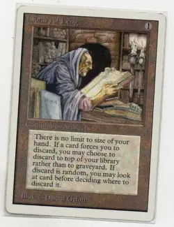 MTG: Unlimited Edition: Library of Leng: Moderately Played Condition - Image 1