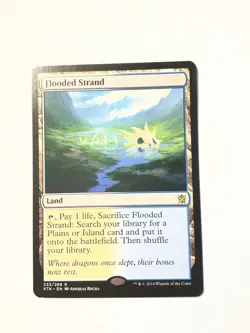 MTG - Flooded Strand Rare Land Khans of Tarkir Regular English - Image 1