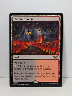 Blazemire Verge - Duskmourn: House of Horror DSK - NM - MTG - Image 1