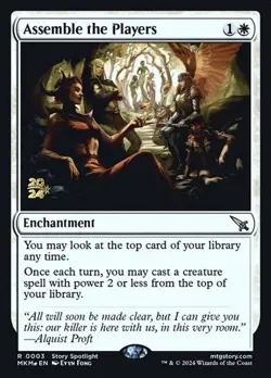 Assemble the Players - Foil Prerelease Promo MKM NM MTG - Image 1