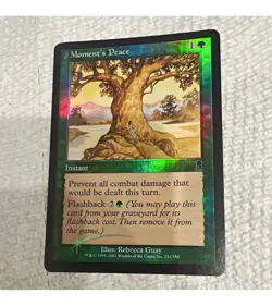 MTG Moment's Peace + Ensnare Foil Odyssey/Prophecy Instant Lot EN 2001 - Image 1