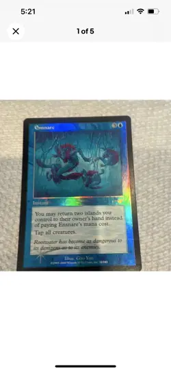 MTG Moment's Peace + Ensnare Foil Odyssey/Prophecy Instant Lot EN 2001 - Image 2