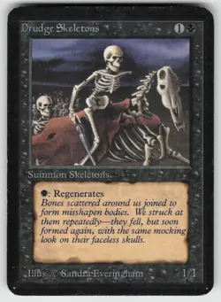 Drudge Skeletons Alpha Edition Common MAGIC: THE GATHERING - Image 1