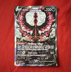 Nintendo Pokemon TCG Galarian Moltres V 177/198 Chilling Reign Full Art Holo - Image 1