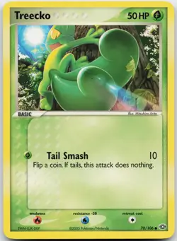Treecko 070/106 Pokemon Emerald - NM - Image 1