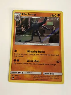 Pokemon TCG Detective Pikachu Holographic Promo Machamp 13/18 Near Mint - Image 1