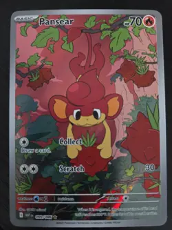 Pokemon TCG - Pansear 099/086 - White Flare Illustration Rare - NEAR MINT - Image 1