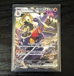 Cynthia's Garchomp ex 232/182 Destined Rivals Hyper Rare Full Art Holo HP 330 - Image 1