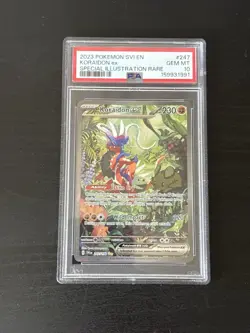 Pokemon Koraidon EX 247/198 SV01 Special Illustration Rare PSA 10 - Image 1