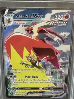 POKEMON 2022 Silver Tempest Full Art BLAZIKEN Vmax #TG15 PSA 10 Gem Mint - Image 2