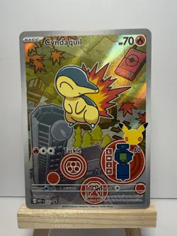 Pokemon Cyndaquil #047 MEP Black Star Promo Holo 30th Anniversary NM/Mint - Image 1