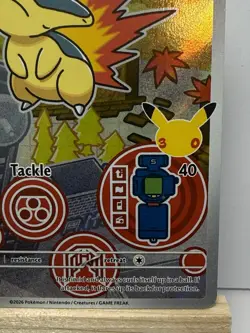 Pokemon Cyndaquil #047 MEP Black Star Promo Holo 30th Anniversary NM/Mint - Image 4