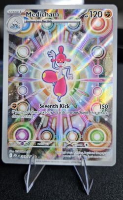 Pokemon TCG Medicham 241/217 Twilight Masquerade Secret Rare Holo Full Art ENG - Image 1
