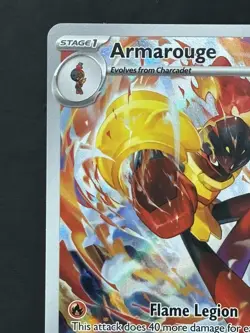 Armarouge 086/084 Illustration Rare Pokemon TCG Pitch Black English NM - Image 2