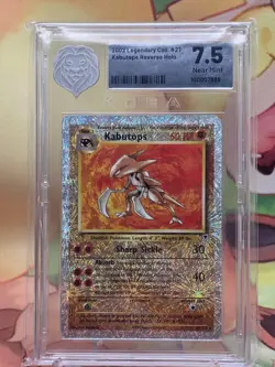 Kabutops 27/110 Legendary Collection Reverse Holo 2002 KOBA 7.5 NM WOTC Pokemon - Image 1