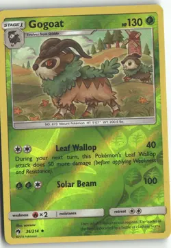 Pokemon | Gogoat [SM8 - 36/214] Reverse Holofoil NM - Image 2