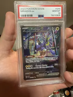 2023 Pokemon SV Miraidon ex Special Illustration Rare #244/198 PSA 10 GEM MINT - Image 1