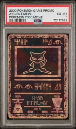 2000 Pokemon Game Promo ANCIENT MEW Pokemon Movie Holo PSA 6 EXCELLENT-MINT - Image 1