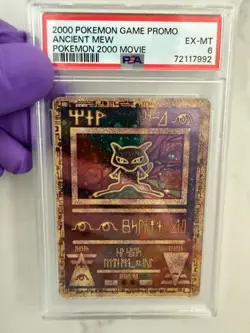 2000 Pokemon Game Promo ANCIENT MEW Pokemon Movie Holo PSA 6 EXCELLENT-MINT - Image 3