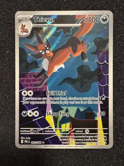 Pokemon TCG - Thievul 092/084 - Illustration Rare - Pitch Black - Image 1