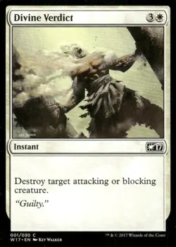 Divine Verdict 001/030 Welcome Deck 17 MTG Magic the Gathering card - Image 1