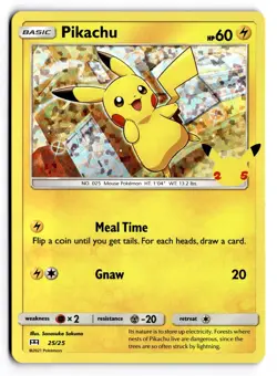 Pikachu 025/025 Promo McDonald's 25th Anniversary Promos Pokemon Holo Near Mint - Image 1