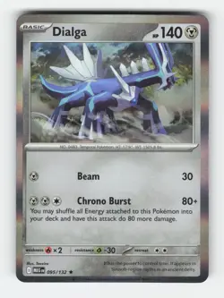 Dialga 095/132 Rare Mega Evolution Pokemon Holo Near Mint - Image 1