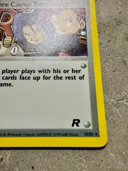 Pokemon Here Comes Team Rocket! 15/82 1st Edition Rare Team Rocket 2000 - Image 3