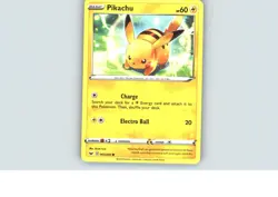 Pikachu 065/202 Common Sword & Shield Pokemon Near Mint - Image 1