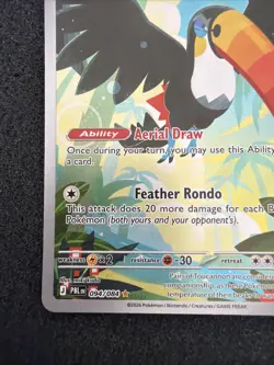 Toucannon 094/084 Illustration Rare Pitch Black Holo Pokemon TCG NM #LB2 - Image 5