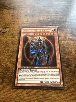 YUGIOH • BLACK LUSTER SOLDIER - ENVOY OF THE BEGINNING • ULTRA RARE • GLD4-EN013 - Image 1