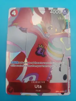 Uta (Gift Collection 2023) OP01-005 One Piece Promotion Cards Foil - Image 1