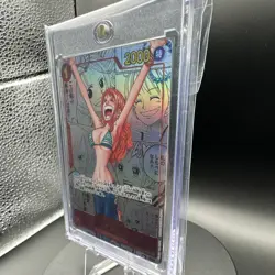 Bandai One Piece CCG Nami Special Rare Full Art Holo Character JP MANGA - Image 3