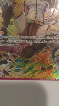 Bandai One Piece Jewelry Bonney OP07-118 6000 Power Character SR Alt Art Foil - Image 1