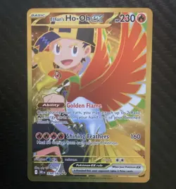 Ethan's Ho-Oh ex 239/182 Destined Rivals Hyper Rare NM Pokemon TCG - Image 1