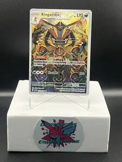 Pokemon TCG Kingambit Scarlet Violet Base Set 220/198 Holo Illustration Rare Nm - Image 1