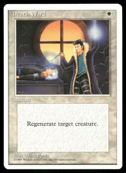 Death Ward 4th Edition MTG Magic the Gathering card - Image 1
