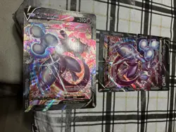 Pokemon Mewtwo V Union Four Card Set With Jumbo Card - Image 1