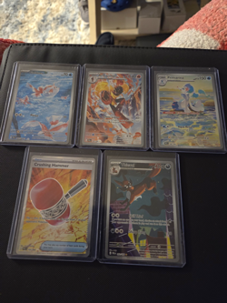Pokemon TCG Holo 5-Card Lot English Paldea Evolved 2023 Goldeen Armarouge - Image 1